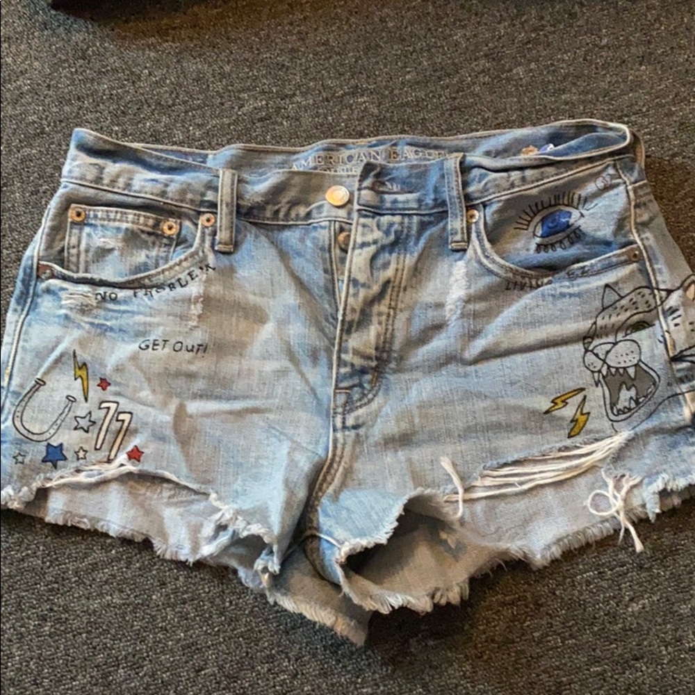 American eagle denim short